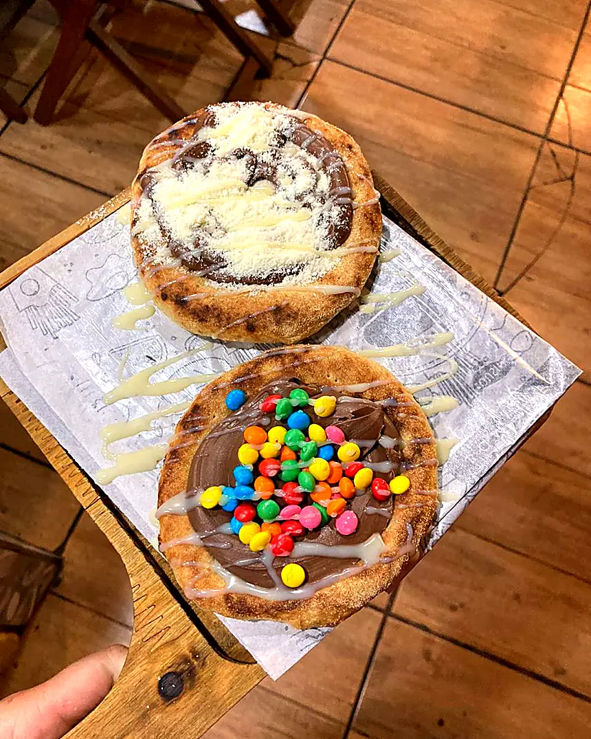 Esfihas doces de chocolate